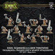 kriel warriors and caber throwers trollbloods trollkin unit and weapon attachments